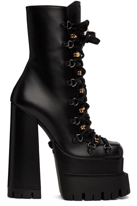 black versace boots|versace aevitas boots.